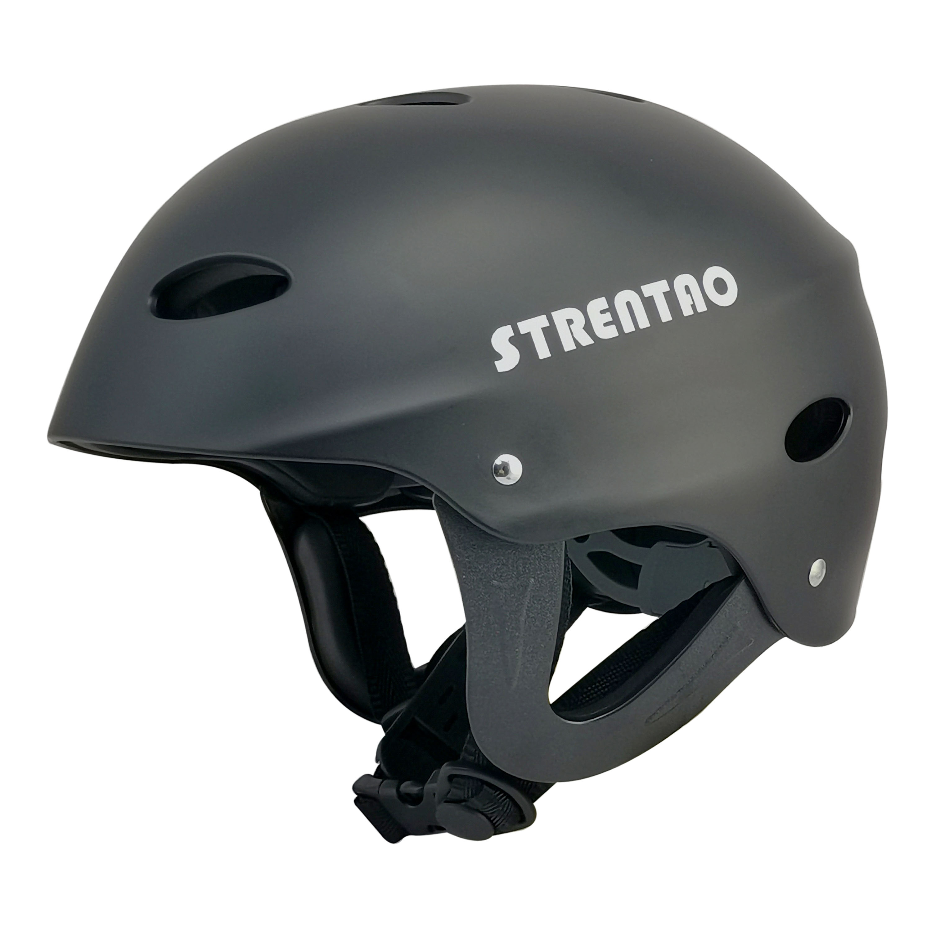 Black Top of the Line Water Sports Helmets and Floating Rowing Helmets